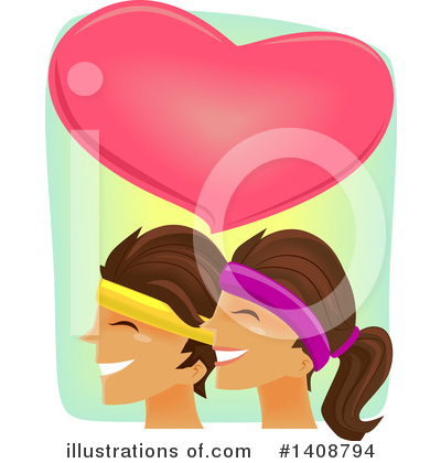 Royalty-Free (RF) Couple Clipart Illustration by BNP Design Studio - Stock Sample #1408794