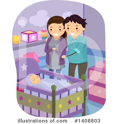 Royalty-Free (RF) Couple Clipart Illustration by BNP Design Studio - Stock Sample #1408803