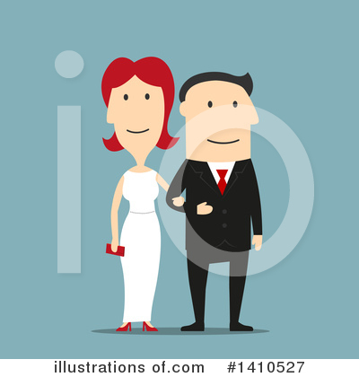 Couple Clipart #1410527 by Vector Tradition SM