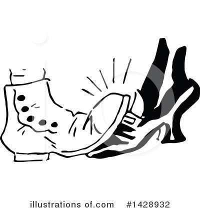 Feet Clipart #1428932 by Prawny Vintage