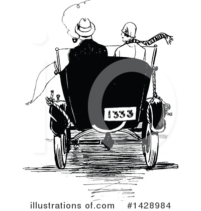 Driving Clipart #1428984 by Prawny Vintage