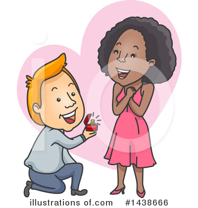 Royalty-Free (RF) Couple Clipart Illustration by BNP Design Studio - Stock Sample #1438666