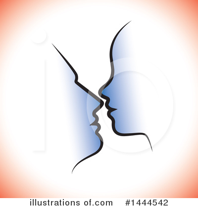 Royalty-Free (RF) Couple Clipart Illustration by ColorMagic - Stock Sample #1444542