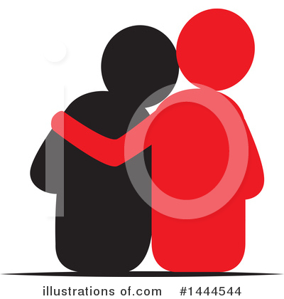 Royalty-Free (RF) Couple Clipart Illustration by ColorMagic - Stock Sample #1444544