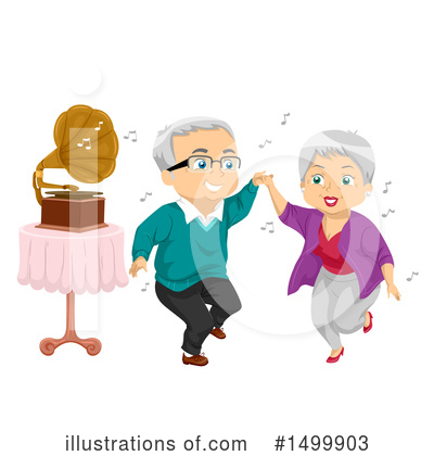 Senior Couple Clipart #1499903 by BNP Design Studio