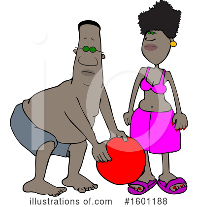 Royalty-Free (RF) Couple Clipart Illustration by djart - Stock Sample #1601188