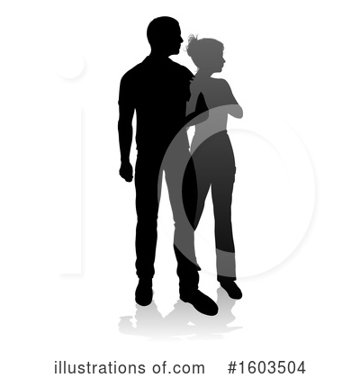 Royalty-Free (RF) Couple Clipart Illustration by AtStockIllustration - Stock Sample #1603504