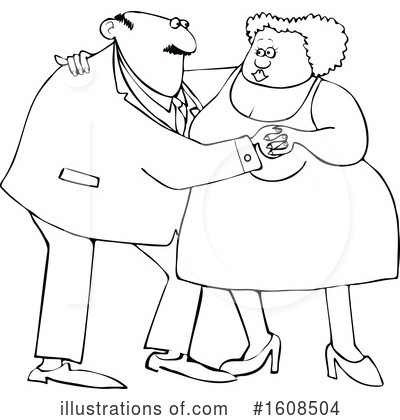 Royalty-Free (RF) Couple Clipart Illustration by djart - Stock Sample #1608504
