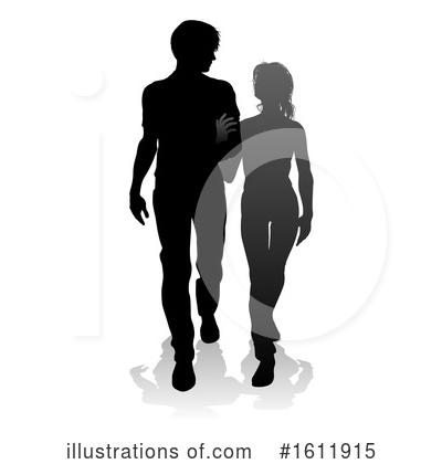 Royalty-Free (RF) Couple Clipart Illustration by AtStockIllustration - Stock Sample #1611915
