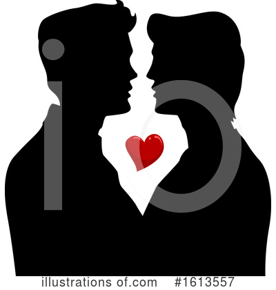 Gay Couple Clipart #1613557 by BNP Design Studio