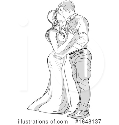 Royalty-Free (RF) Couple Clipart Illustration by dero - Stock Sample #1648137
