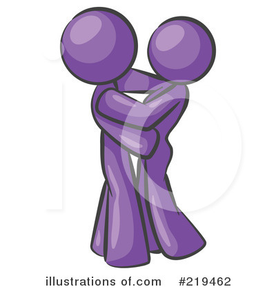Royalty-Free (RF) Couple Clipart Illustration by Leo Blanchette - Stock Sample #219462