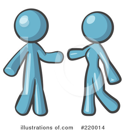 Royalty-Free (RF) Couple Clipart Illustration by Leo Blanchette - Stock Sample #220014