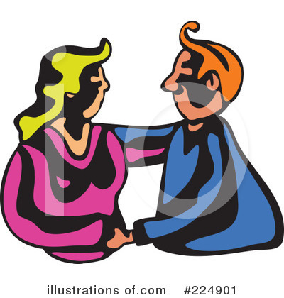 Royalty-Free (RF) Couple Clipart Illustration by Prawny - Stock Sample #224901