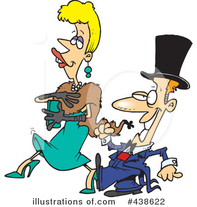 Royalty-Free (RF) Couple Clipart Illustration by toonaday - Stock Sample #438622