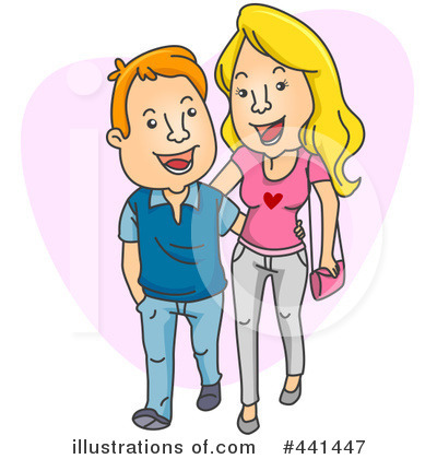 Royalty-Free (RF) Couple Clipart Illustration by BNP Design Studio - Stock Sample #441447