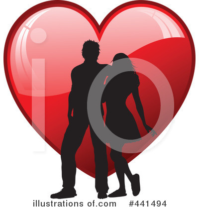 Royalty-Free (RF) Couple Clipart Illustration by KJ Pargeter - Stock Sample #441494