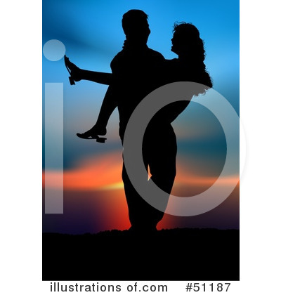 Royalty-Free (RF) Couple Clipart Illustration by dero - Stock Sample #51187