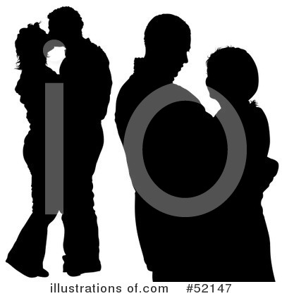 Royalty-Free (RF) Couple Clipart Illustration by dero - Stock Sample #52147