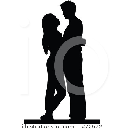 Royalty-Free (RF) Couple Clipart Illustration by cidepix - Stock Sample #72572