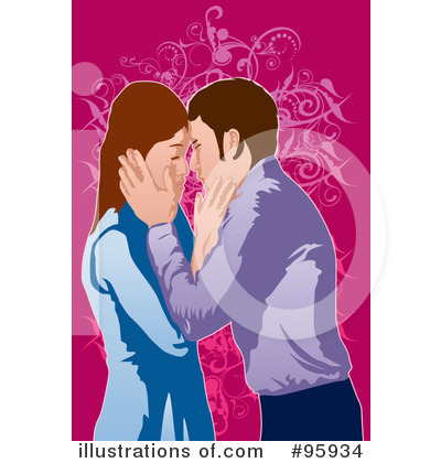 Royalty-Free (RF) Couple Clipart Illustration by mayawizard101 - Stock Sample #95934