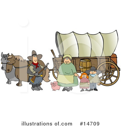 Covered Wagon Clipart #14709 by djart