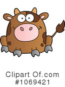 Cow Clipart #1069421 by Hit Toon