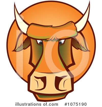 Royalty-Free (RF) Cow Clipart Illustration by Paulo Resende - Stock Sample #1075190