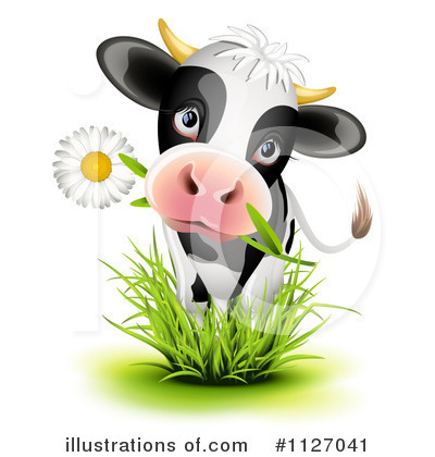 Holstein Cow Clipart #1127041 by Oligo