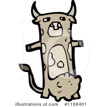 Royalty-Free (RF) Cow Clipart Illustration by lineartestpilot - Stock Sample #1168401