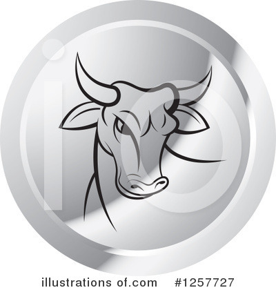 Royalty-Free (RF) Cow Clipart Illustration by Lal Perera - Stock Sample #1257727