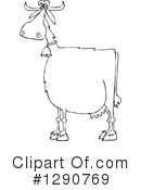 Cow Clipart #1290769 by djart
