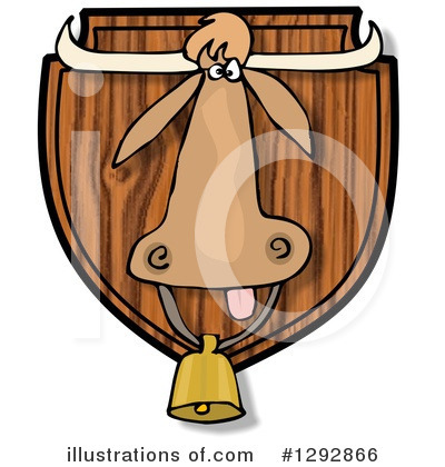 Royalty-Free (RF) Cow Clipart Illustration by djart - Stock Sample #1292866