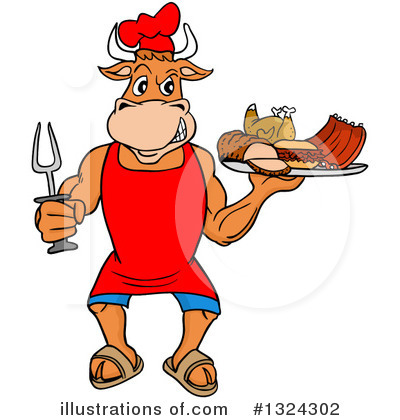 Beef Clipart #1324302 by LaffToon