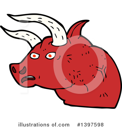 Royalty-Free (RF) Cow Clipart Illustration by lineartestpilot - Stock Sample #1397598