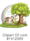 Cow Clipart #1412359 by merlinul