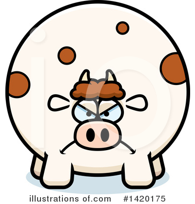 Royalty-Free (RF) Cow Clipart Illustration by Cory Thoman - Stock Sample #1420175