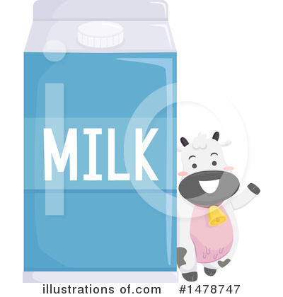 Royalty-Free (RF) Cow Clipart Illustration by BNP Design Studio - Stock Sample #1478747