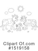 Cow Clipart #1519158 by Alex Bannykh