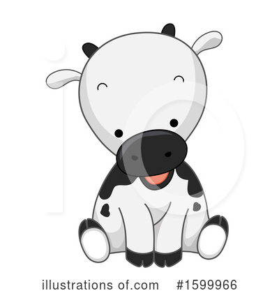 Royalty-Free (RF) Cow Clipart Illustration by BNP Design Studio - Stock Sample #1599966