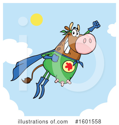 Royalty-Free (RF) Cow Clipart Illustration by Hit Toon - Stock Sample #1601558
