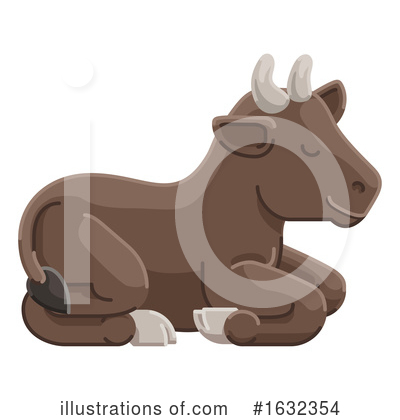 Royalty-Free (RF) Cow Clipart Illustration by AtStockIllustration - Stock Sample #1632354
