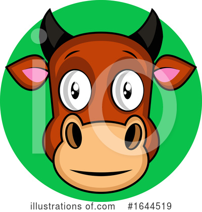 Royalty-Free (RF) Cow Clipart Illustration by Morphart Creations - Stock Sample #1644519