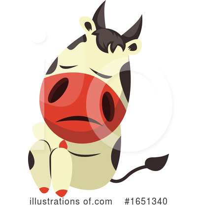 Royalty-Free (RF) Cow Clipart Illustration by Morphart Creations - Stock Sample #1651340