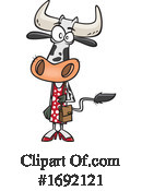 Cow Clipart #1692121 by toonaday