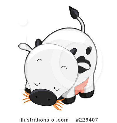 Royalty-Free (RF) Cow Clipart Illustration by BNP Design Studio - Stock Sample #226407
