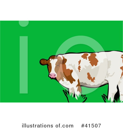 Royalty-Free (RF) Cow Clipart Illustration by Prawny - Stock Sample #41507