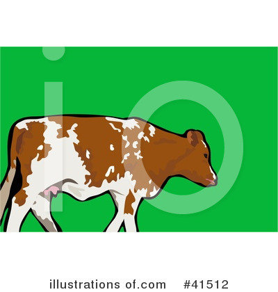 Royalty-Free (RF) Cow Clipart Illustration by Prawny - Stock Sample #41512