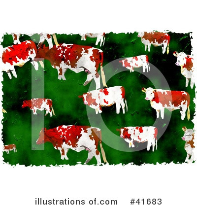 Royalty-Free (RF) Cow Clipart Illustration by Prawny - Stock Sample #41683
