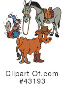 Cow Clipart #43193 by Dennis Holmes Designs